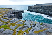 Dún Duchathair - Black Fort Cliffs  Inishmore Island, Aran Islands, Galway County, West Ireland, Europe.