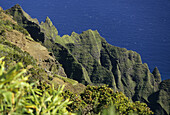 Kalalau Valley, na pali coast, Kauai Island, Hawaii, USA, United States, America,