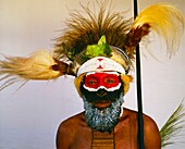 Mak Wimbra of Dobel Village, Mt Hagen in the highlands of Papua New Guinea