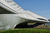 Bridge Pavilion designed by Zaha Hadid  Expozaragoza area  Saragossa, Aragon  Spain