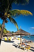Grand Baie beach, Mauritius Island, Indian Ocean