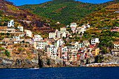 Village of Riomaggiore, Cinque Terre, UNESCO World Heritage Site, Liguria, Italy, Mediterranean, Europe