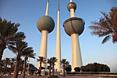 Kuwait, Kuwait City, Kuwait Towers.