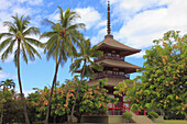 Hawaii, Maui, Lahaina, Jodo Mission, Japanese buddhist temple,.
