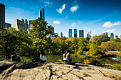 The Pond, Central Park, Manhattan, New York, USA