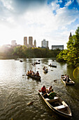 Boating on the Lake, Central Park, Manhattan, New York, USA