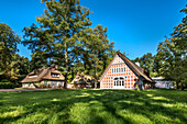 Haus im Schluh, Heinrich Vogeler Sammlung, Worpswede, Teufelsmoor, Niedersachsen, Deutschland