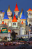 Excalibur Hotel, Strip, South Las Vegas Boulevard, Las Vegas, Nevada, USA