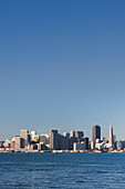 Skyline San Francisco from Treasure Island, California, USA