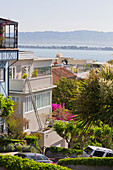 Lombard Street, Russian Hill, San Francisco, California, USA