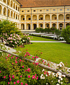 Arkadenhof from the Stift Seckau, Styria, Austria