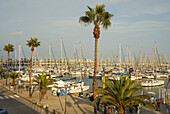 Port Olimpic, Yachthafen, Arts Hotel, Vila Olimpica, Barcelona, Catalunya, Catalonia, Spain