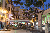 Ibiza town, Bistrot El Jardin, Old City Center,  Balearic Islands, Spain