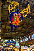 Guardian Angel, Niki de St. Phalle,  Main Station, Christmas Market, Zurich, Switzerland