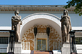 Portal des Ernst-Ludwig-Hauses, Mathildenhöhe, Jugendstil, Darmstadt, Hessen, Deutschland
