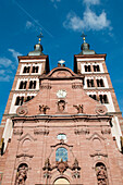 Abbey church in Amorbach, Miltenberg, Odenwald, Bavaria, Germany