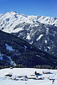 Blick auf Nonsalm, Nonsalm, Gilfert, Tuxer Alpen, Tirol, Österreich