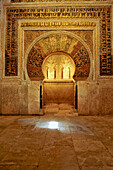 Mihrab inside the Mezquita in Cordoba, Andalusia, Spain