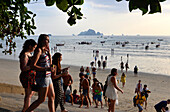 am Ao Nang Beach, Krabi, Andaman Sea, Thailand, Asien
