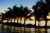 Sunset on Kai Bae beach, Island of Chang, Golf of Thailand, Thailand