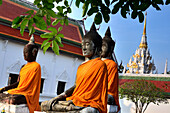 Wat Phra Boromathat near Surat Thani, South-Thailand, Thailand