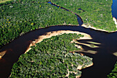 Rio Negro in dry season, Pantanal, Brazil