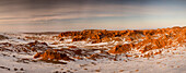 Flaming Cliffs in winter, Gobi Desert, Mongolia