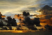 Clouds at sunset, Seychelles