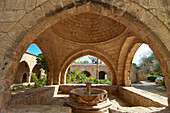 fountain in the Ayia Napa monastry, Agia Napa, Larnaca, Larnaca District, Cyprus