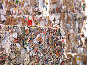 Papier-Recycling, Bayern, Deutschland