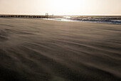 Sandstrand, Domburg, Nordsee-Küste, Provinz Seeland, Niederlande