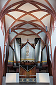 Orgel in der Stadtkirche, Bayreuth, Franken, Bayern, Deutschland, Europa