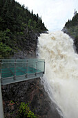 Ouiatchuan Falls, Val Jalbert, Provinzce Quebec, Canada