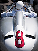 Sir Sterling Moss, Mercedes W196, Goodwood Festival of Speed 2014, Rennsport, Autorennen, Classic Car, Goodwood, Chichester, Sussex, England, Großbritannien