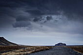Kleiner Inselberg in Thjorsmörk, Südisland, Island, Europa