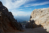 Seilbahn zum Monte Cristallo, Dolomiten, Cortina d Ampezzo, Belluno, Venetien, Italien