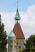Collegiate church in Roman style , Freckenhorst , Muensterland , North Rhine-Westphalia , Germany , Europe