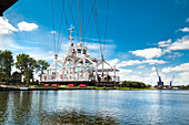 Transporter bridge across Kiel canal, Rendsburg, Baltic Coast, Schleswig-Holstein, Germany