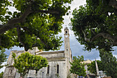 Catedrale Notre-Dame du Bourguet, church, 12th century, gothic, Place du Bourguet, main square, Forcalquier, town, Alpes-de-Haute-Provence, Provence, France, Europe