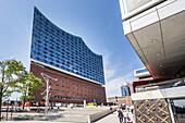 Elbphilharmonie in Hafencity of Hamburg, Hamburg, Germany
