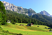 Klausbachtal im Nationalpark bei Ramsau, Berchtesgadener Land, Bayern, Deutschland