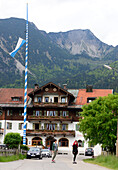 Geitau with Aiplspitze near Bayrischzell, Upper Bavaria, Bavaria, Germany