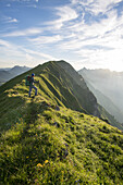 Wanderung mit Biwak auf dem Hardergrat, Brienzer See, Berner Oberland, Schweiz