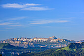 Gottesackerwaende and Hoher Ifen, from Siplingerkopf, valley of Balderschwang, Allgaeu Alps, Allgaeu, Svabia, Bavaria, Germany