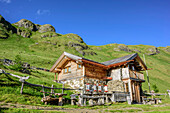 Rifugio Dona, Fassatal, Rosengarten, UNESCO Weltnaturerbe Dolomiten, Dolomiten, Trentino, Italien