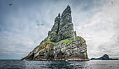 Rock formation in ocean, Stornoway, Scotland, United Kingdom, Stornoway, Scotland, UK
