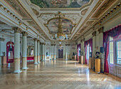 Ornate decor in Croatian National Theater, Zagreb, Zagreb, Croatia, Zagreb, Zagreb, Croatia