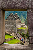 'South America, Peru, Cuzco region, Urubamba Province, Unesco World heritage since 1983, Machu Picchu (''old mountain''), construction in stones'