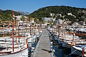 Porto Soller harbour. Porto Soller. Spain.