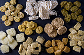 Assortment of Dried Asian Noodles